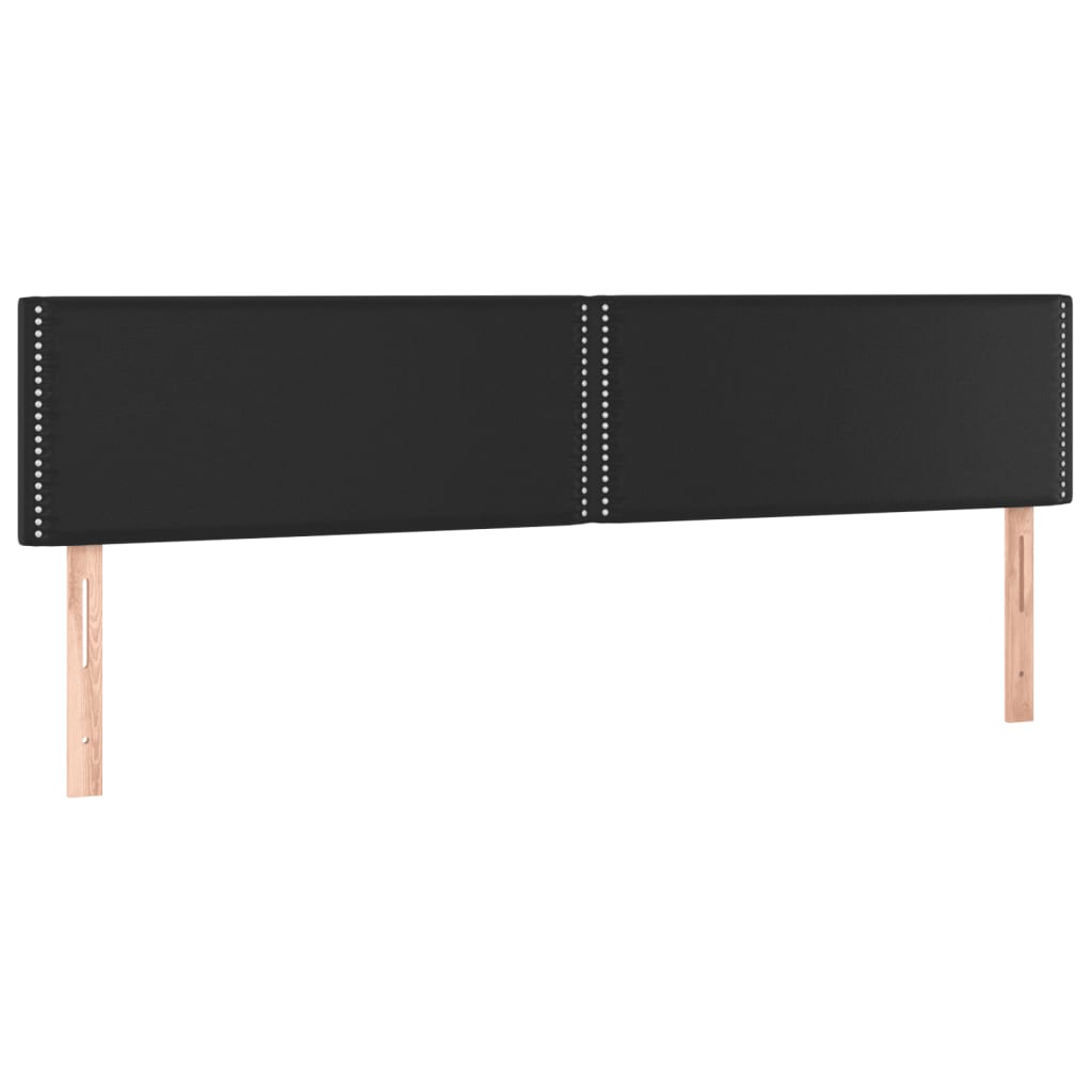 Bedframe met hoofdbord kunstleer zwart 120x190 cm Bedden & bedframes | Creëer jouw Trendy Thuis | Gratis bezorgd & Retour | Trendy.nl