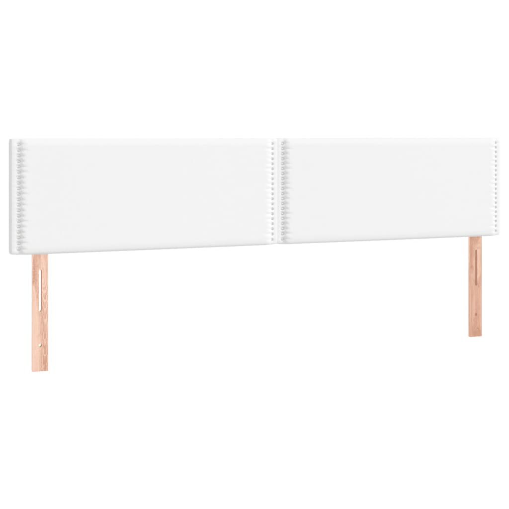 Bedframe met hoofdbord kunstleer wit 120x190 cm Bedden & bedframes | Creëer jouw Trendy Thuis | Gratis bezorgd & Retour | Trendy.nl