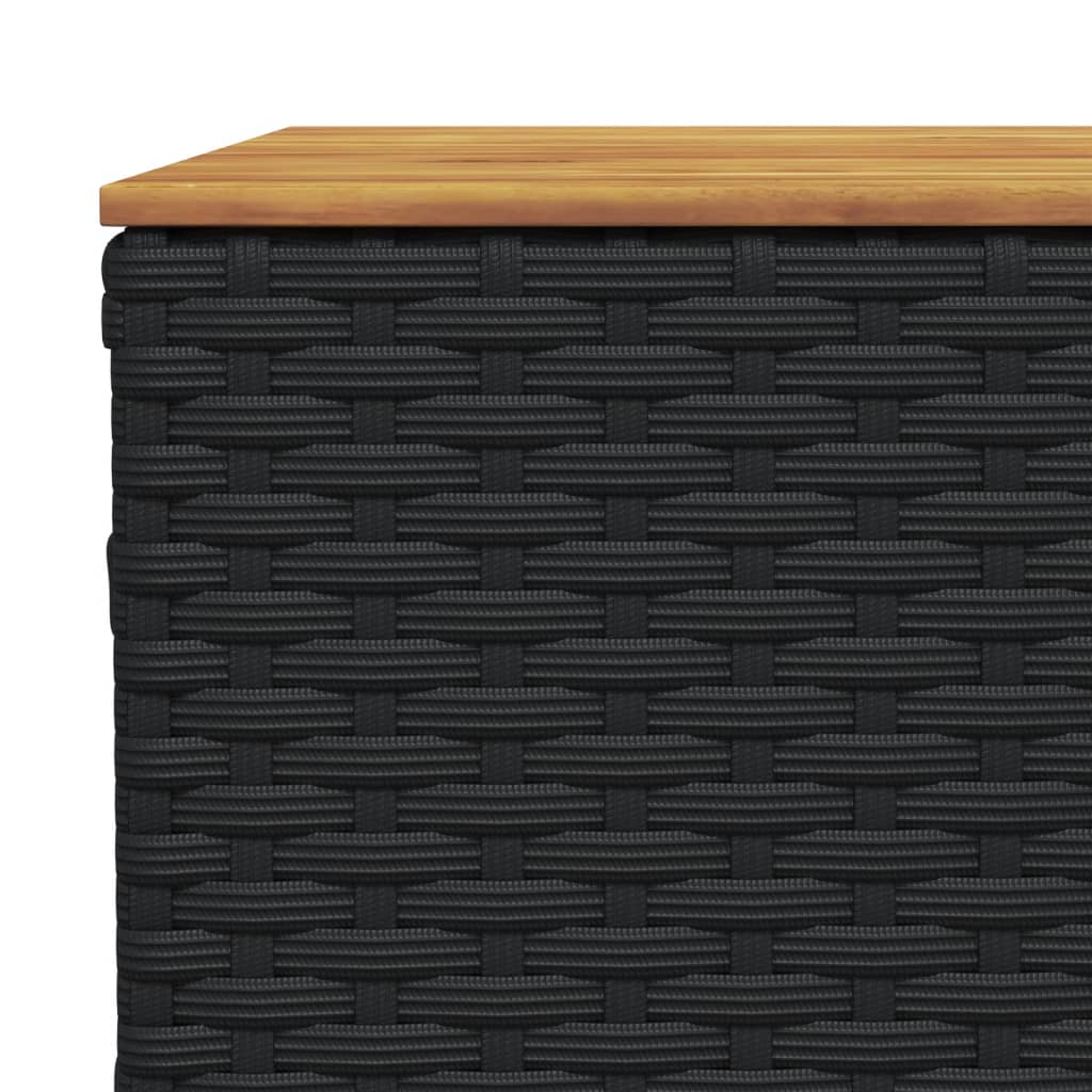 6-delige Loungeset met kussens poly rattan zwart Tuinsets | Creëer jouw Trendy Thuis | Gratis bezorgd & Retour | Trendy.nl