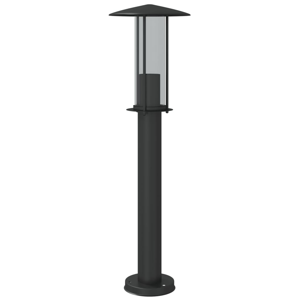 Vloerlamp voor buiten 3 st 60 cm roestvrij staal zwart Buitenverlichting | Creëer jouw Trendy Thuis | Gratis bezorgd & Retour | Trendy.nl