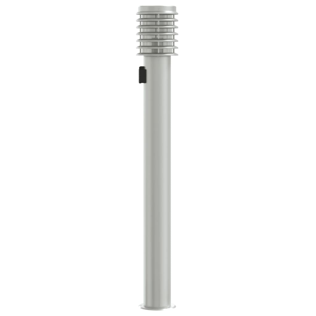 Buitenvloerlampen 3 st stopcontact 110 cm roestvrijstaal zilver Buitenverlichting | Creëer jouw Trendy Thuis | Gratis bezorgd & Retour | Trendy.nl