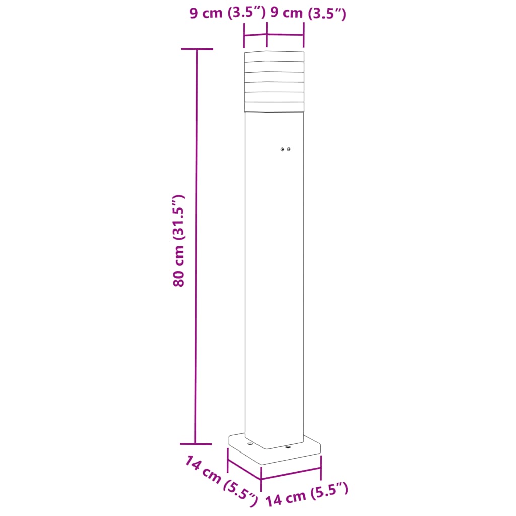 Buitenvloerlampen 3 st met stopcontact 80 cm aluminium zwart Buitenverlichting | Creëer jouw Trendy Thuis | Gratis bezorgd & Retour | Trendy.nl