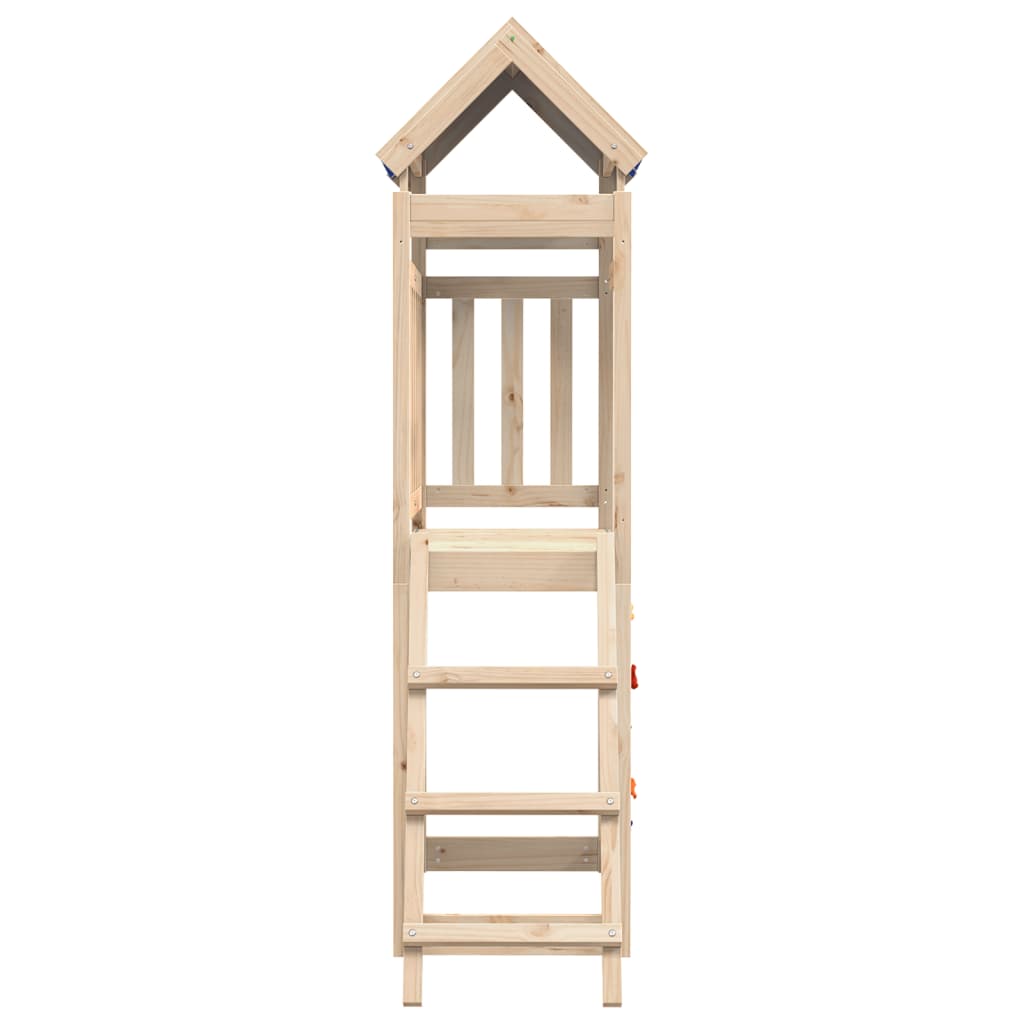 Speeltoren met rotswand 110,5x52,5x215 cm massief grenenhout Speelhuizen | Creëer jouw Trendy Thuis | Gratis bezorgd & Retour | Trendy.nl