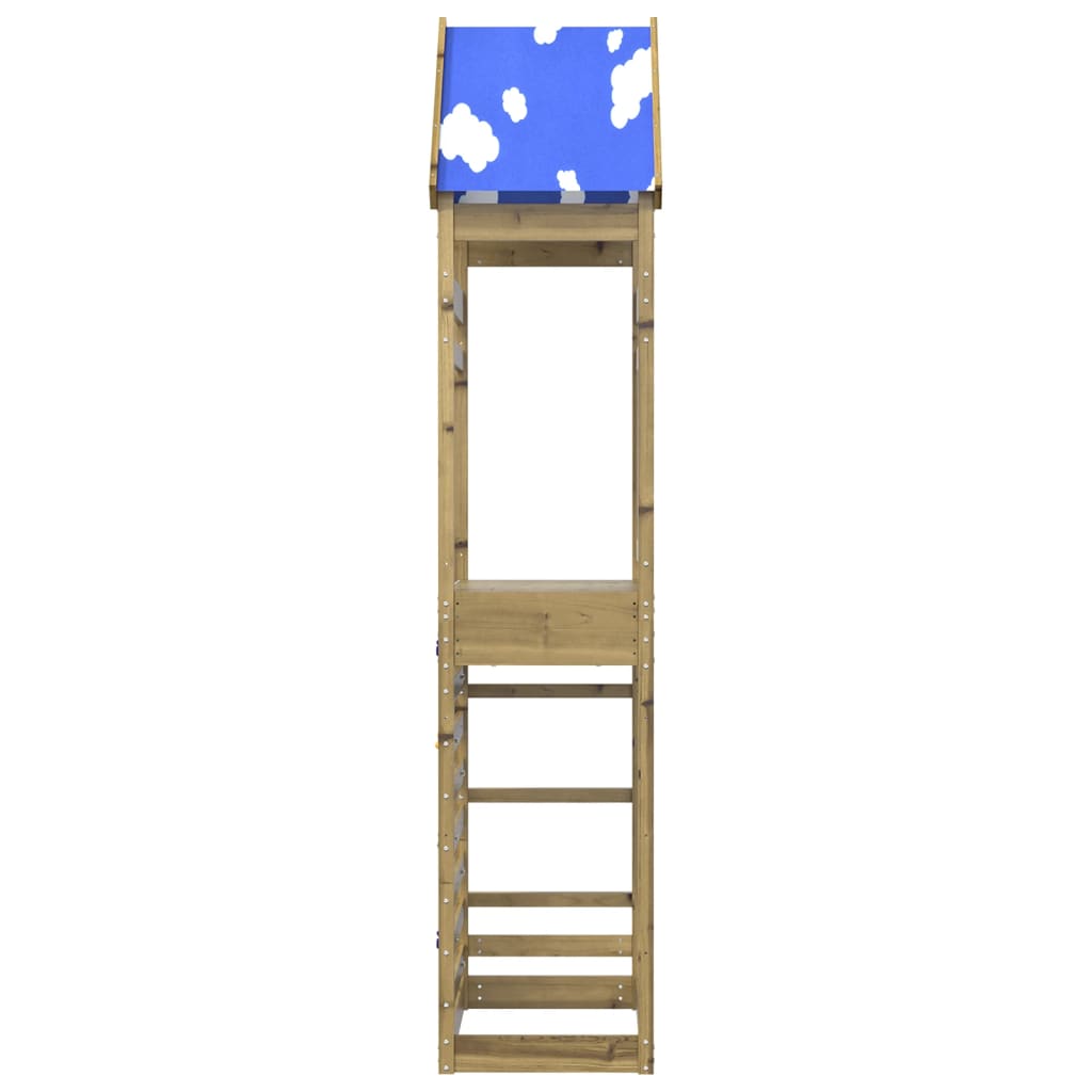 Speeltoren met klimwand 85x52,5x265 cm geïmpregneerd hout Speelhuizen | Creëer jouw Trendy Thuis | Gratis bezorgd & Retour | Trendy.nl