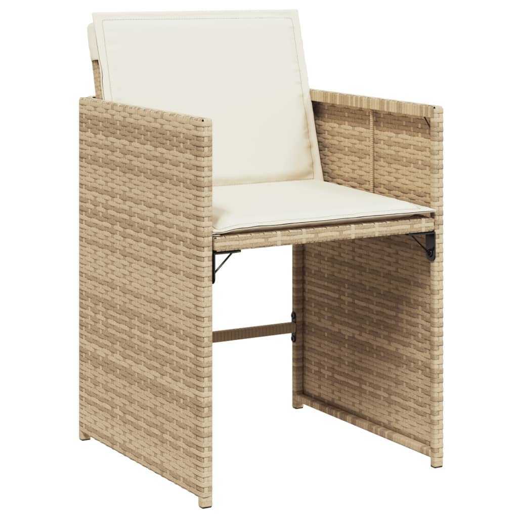 5-delige Tuinset met kussens poly rattan beige Tuinsets | Creëer jouw Trendy Thuis | Gratis bezorgd & Retour | Trendy.nl