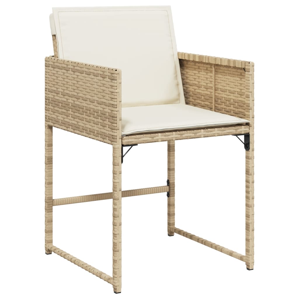 13-delige Tuinset met kussens poly rattan beige Tuinsets | Creëer jouw Trendy Thuis | Gratis bezorgd & Retour | Trendy.nl