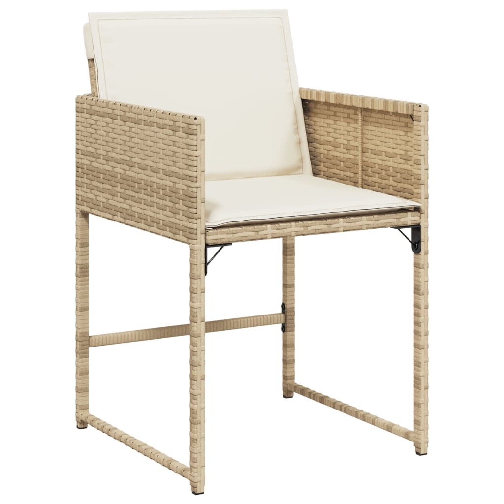 17-delige Tuinset met kussens poly rattan beige Tuinsets | Creëer jouw Trendy Thuis | Gratis bezorgd & Retour | Trendy.nl