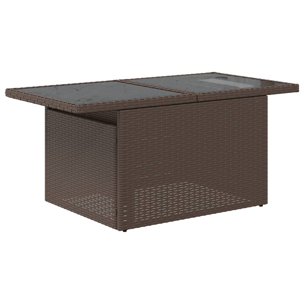 6-delige Loungeset met kussens poly rattan bruin Tuinsets | Creëer jouw Trendy Thuis | Gratis bezorgd & Retour | Trendy.nl