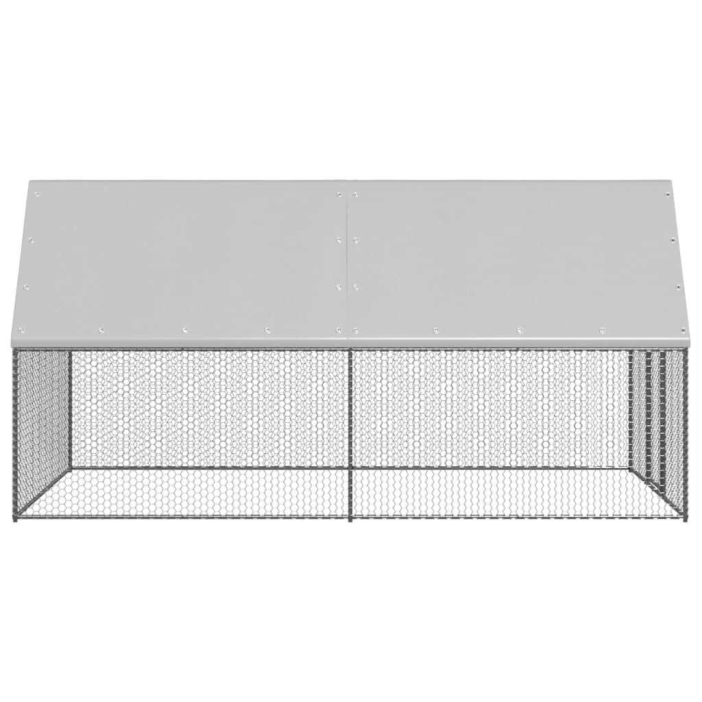 Kippenhok 2x4x2 m gegalvaniseerd staal Kooien & hokken | Creëer jouw Trendy Thuis | Gratis bezorgd & Retour | Trendy.nl