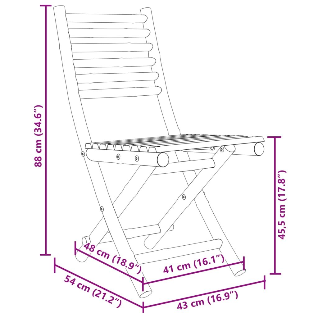 5-delige Tuinset bamboe Tuinsets | Creëer jouw Trendy Thuis | Gratis bezorgd & Retour | Trendy.nl