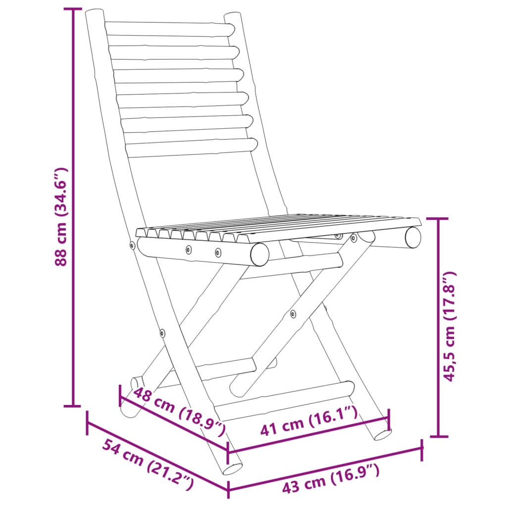 5-delige Tuinset bamboe Tuinsets | Creëer jouw Trendy Thuis | Gratis bezorgd & Retour | Trendy.nl