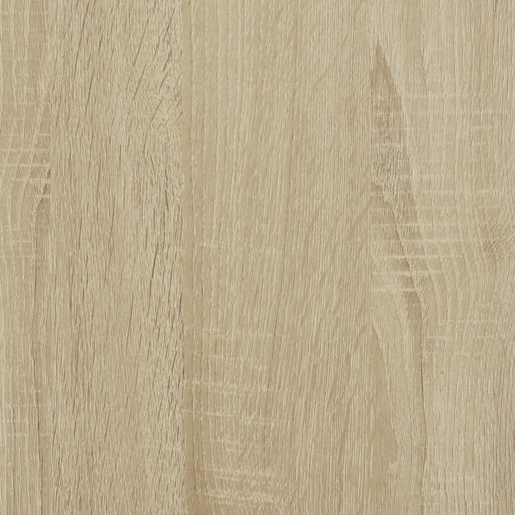 Bedframe bewerkt hout sonoma eikenkleurig 150x200 cm