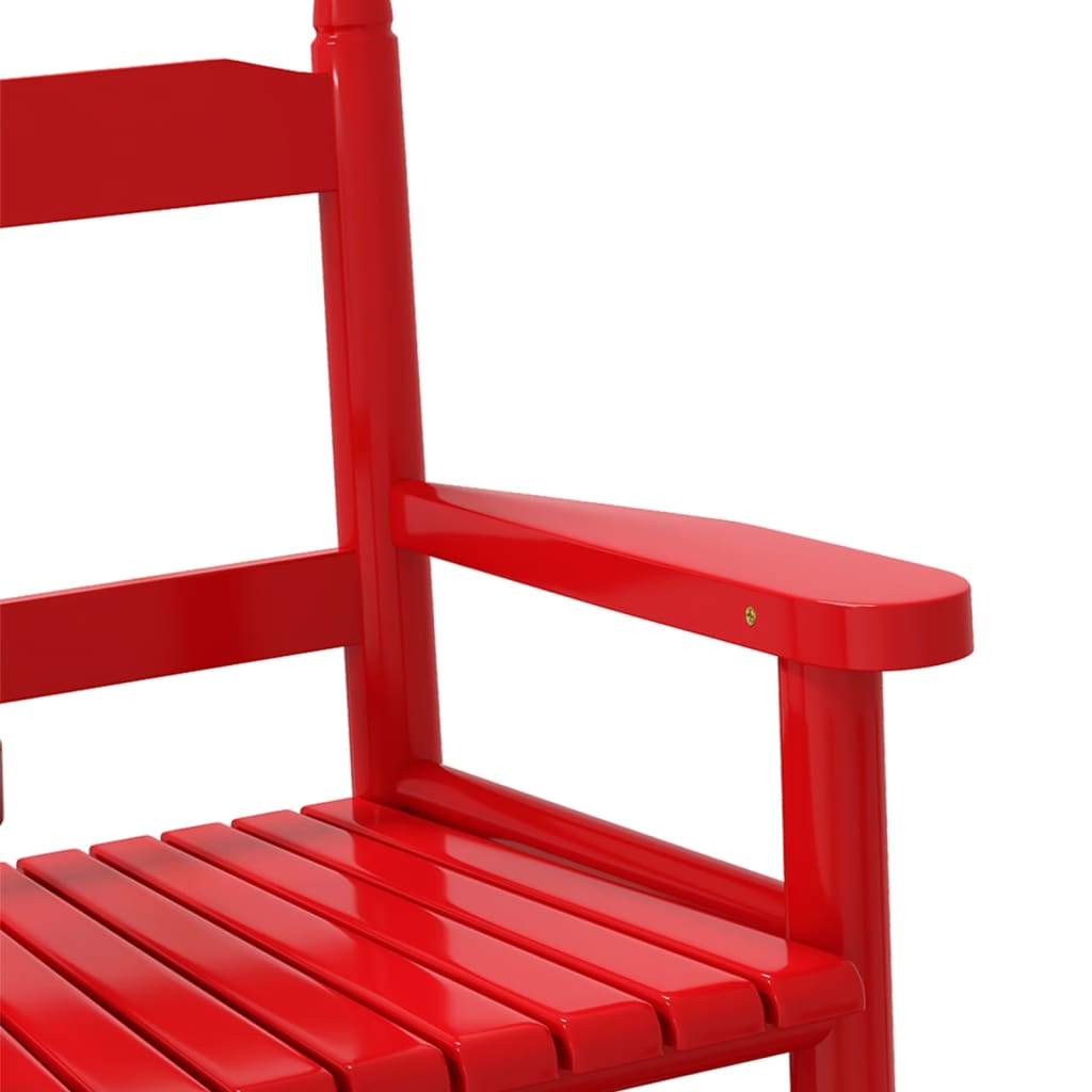 Schommelstoel voor kinderen massief populierenhout rood Schommelstoelen | Creëer jouw Trendy Thuis | Gratis bezorgd & Retour | Trendy.nl