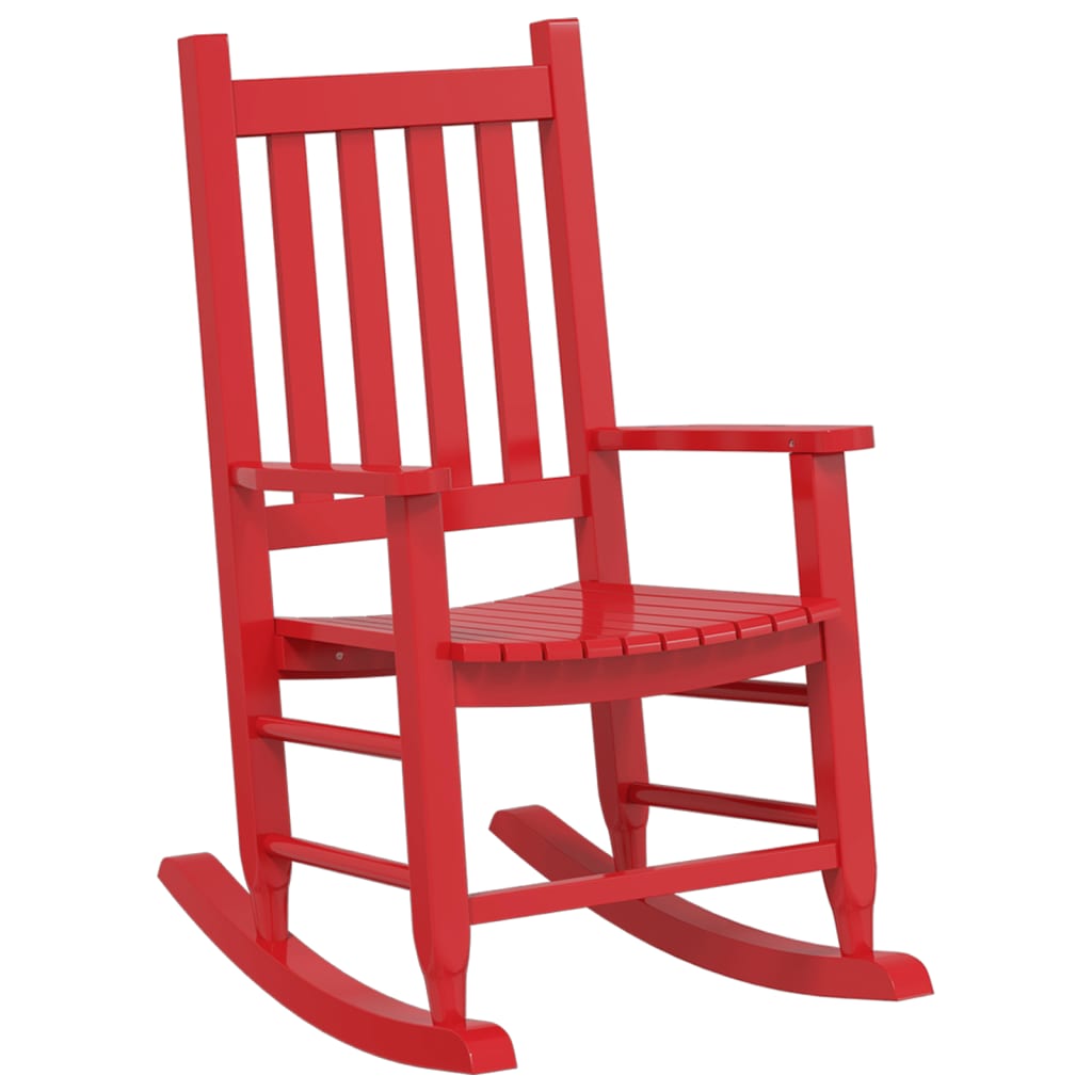 Schommelstoelen 2 st voor kinderen massief populierenhout rood Schommelstoelen | Creëer jouw Trendy Thuis | Gratis bezorgd & Retour | Trendy.nl