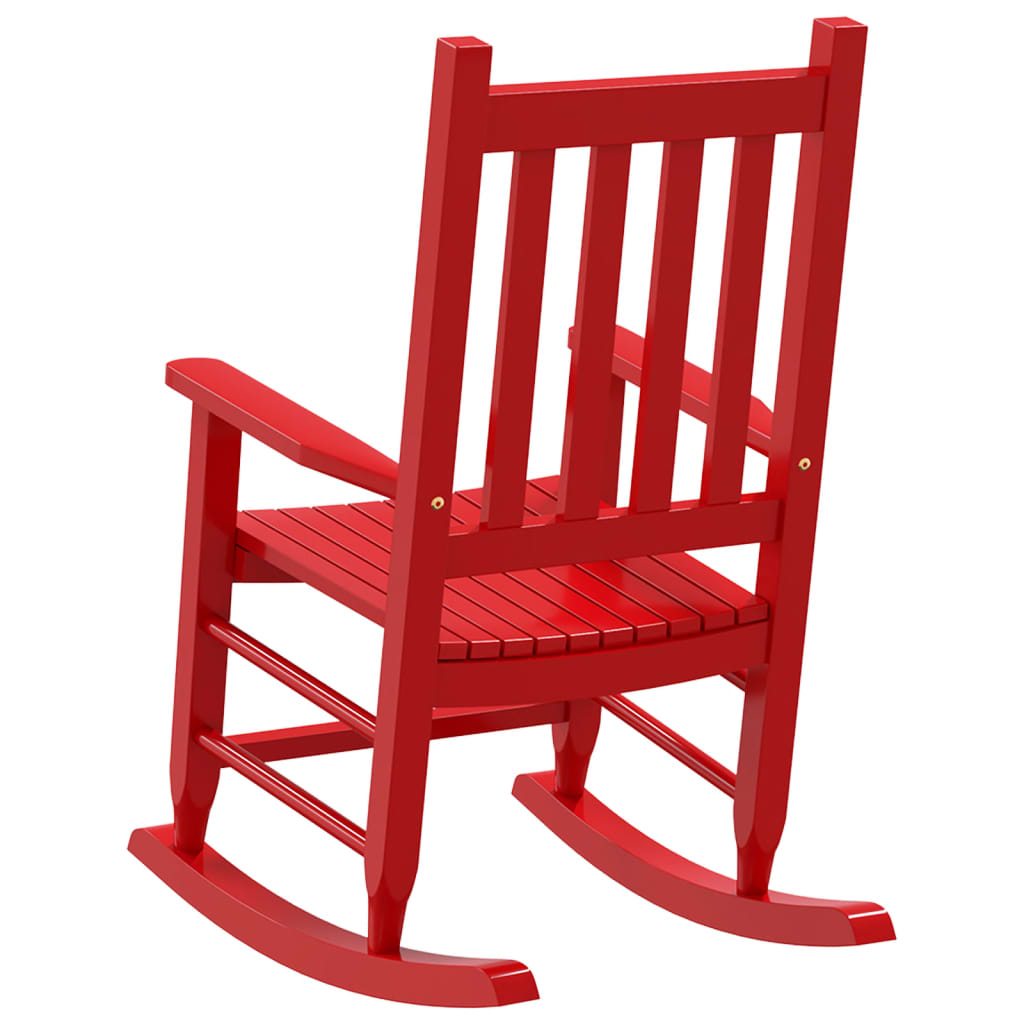 Schommelstoelen 2 st voor kinderen massief populierenhout rood Schommelstoelen | Creëer jouw Trendy Thuis | Gratis bezorgd & Retour | Trendy.nl