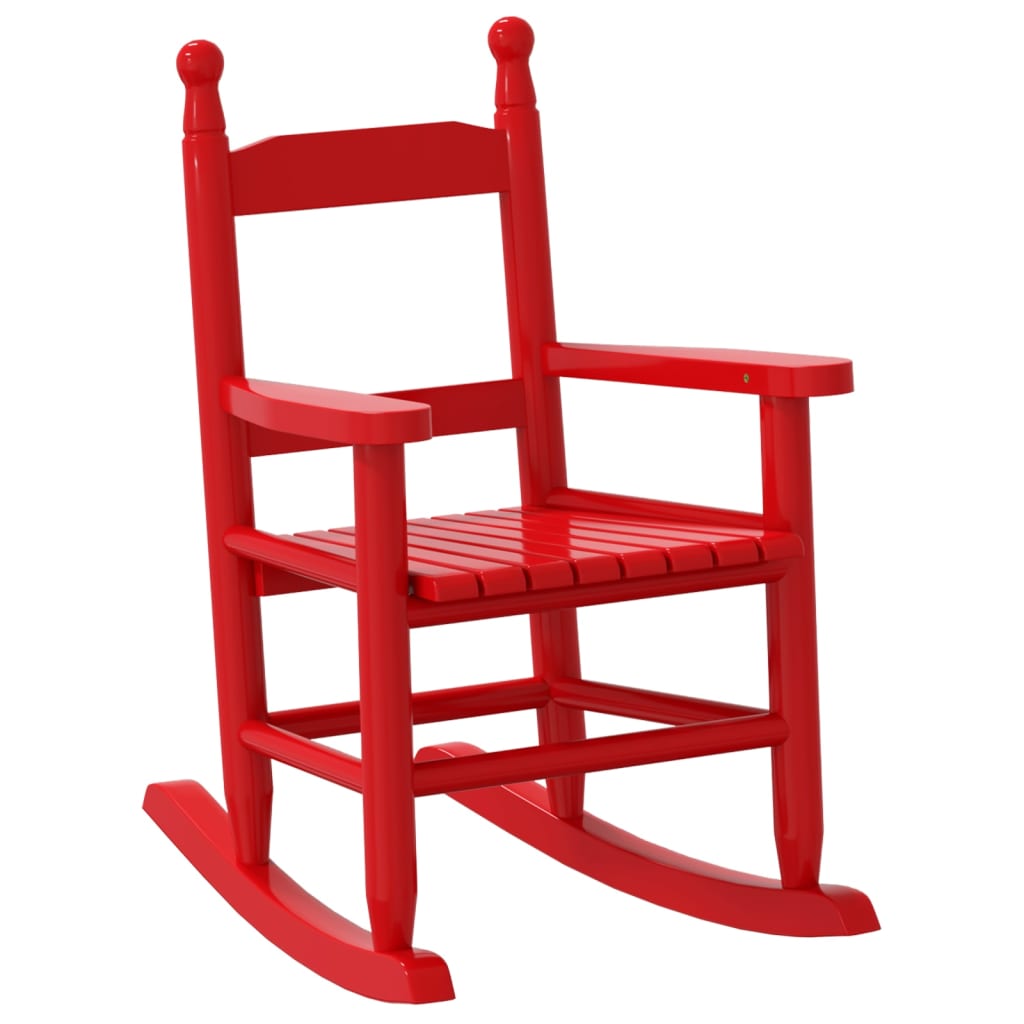 Schommelstoelen 2 st voor kinderen massief populierenhout rood Schommelstoelen | Creëer jouw Trendy Thuis | Gratis bezorgd & Retour | Trendy.nl