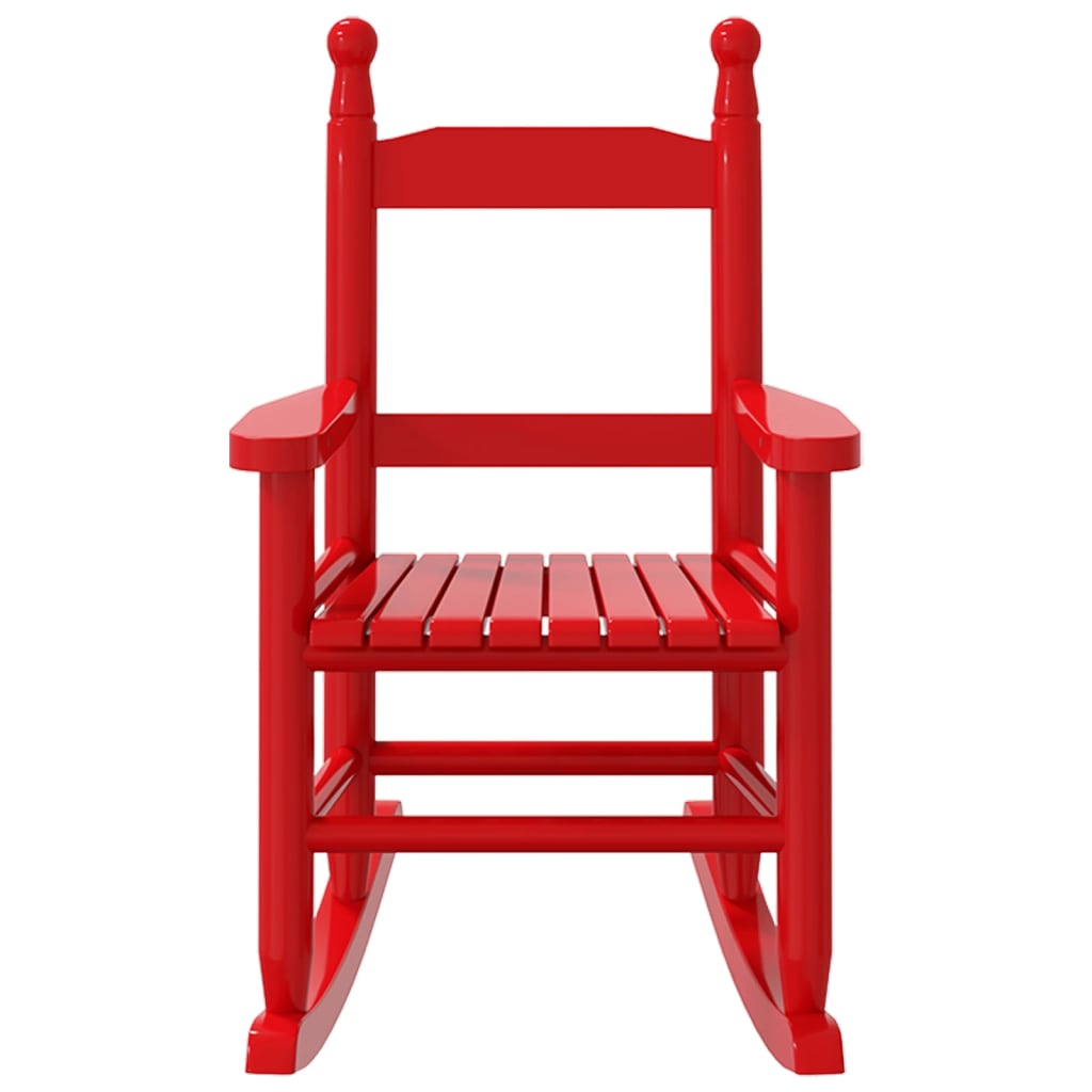 Schommelstoelen 2 st voor kinderen massief populierenhout rood Schommelstoelen | Creëer jouw Trendy Thuis | Gratis bezorgd & Retour | Trendy.nl