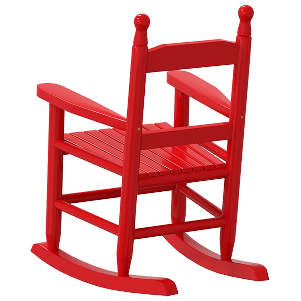 Schommelstoelen 2 st voor kinderen massief populierenhout rood Schommelstoelen | Creëer jouw Trendy Thuis | Gratis bezorgd & Retour | Trendy.nl