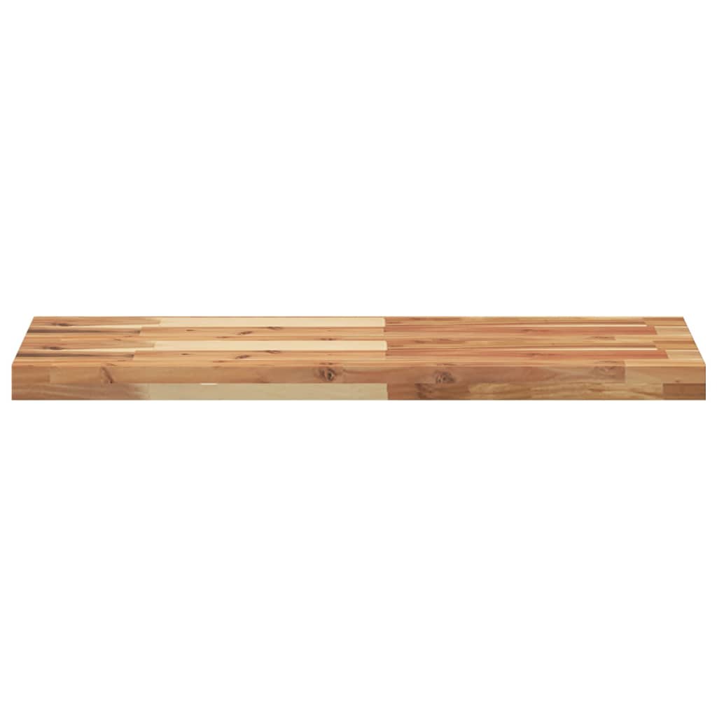 Tafelblad rechthoekig 80x30x4 cm massief acaciahout