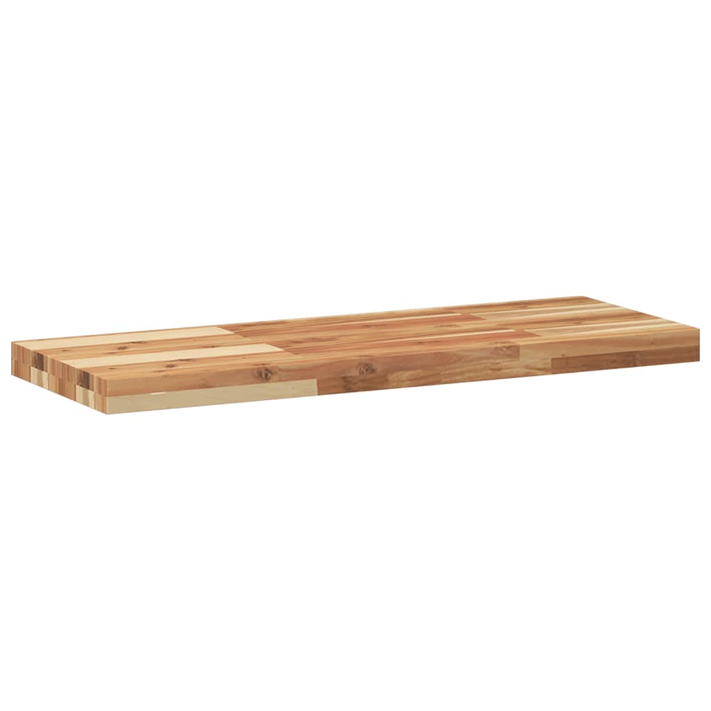 Tafelblad rechthoekig 80x30x4 cm massief acaciahout