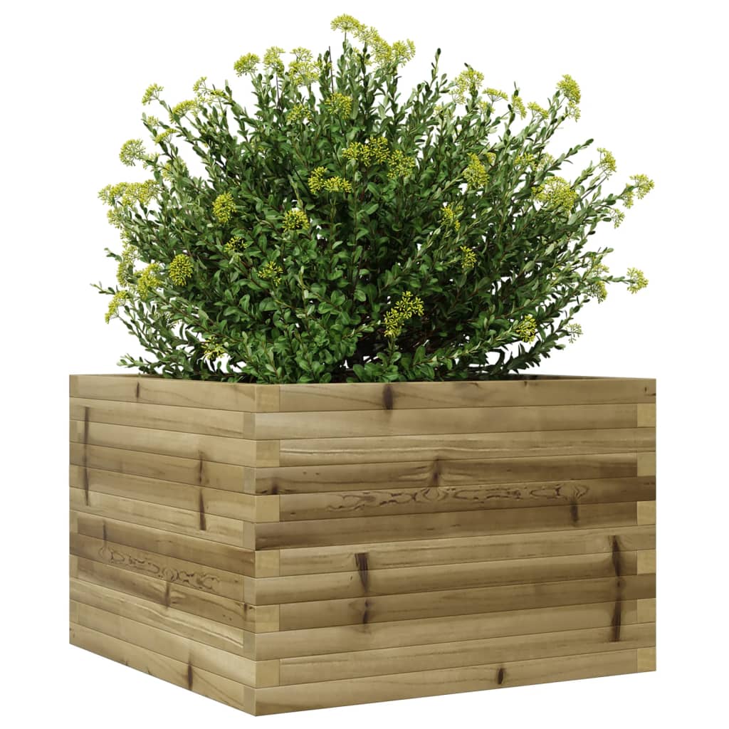 Plantenbak 70x70x46 cm geïmpregneerd grenenhout Bloempotten & plantenbakken | Creëer jouw Trendy Thuis | Gratis bezorgd & Retour | Trendy.nl