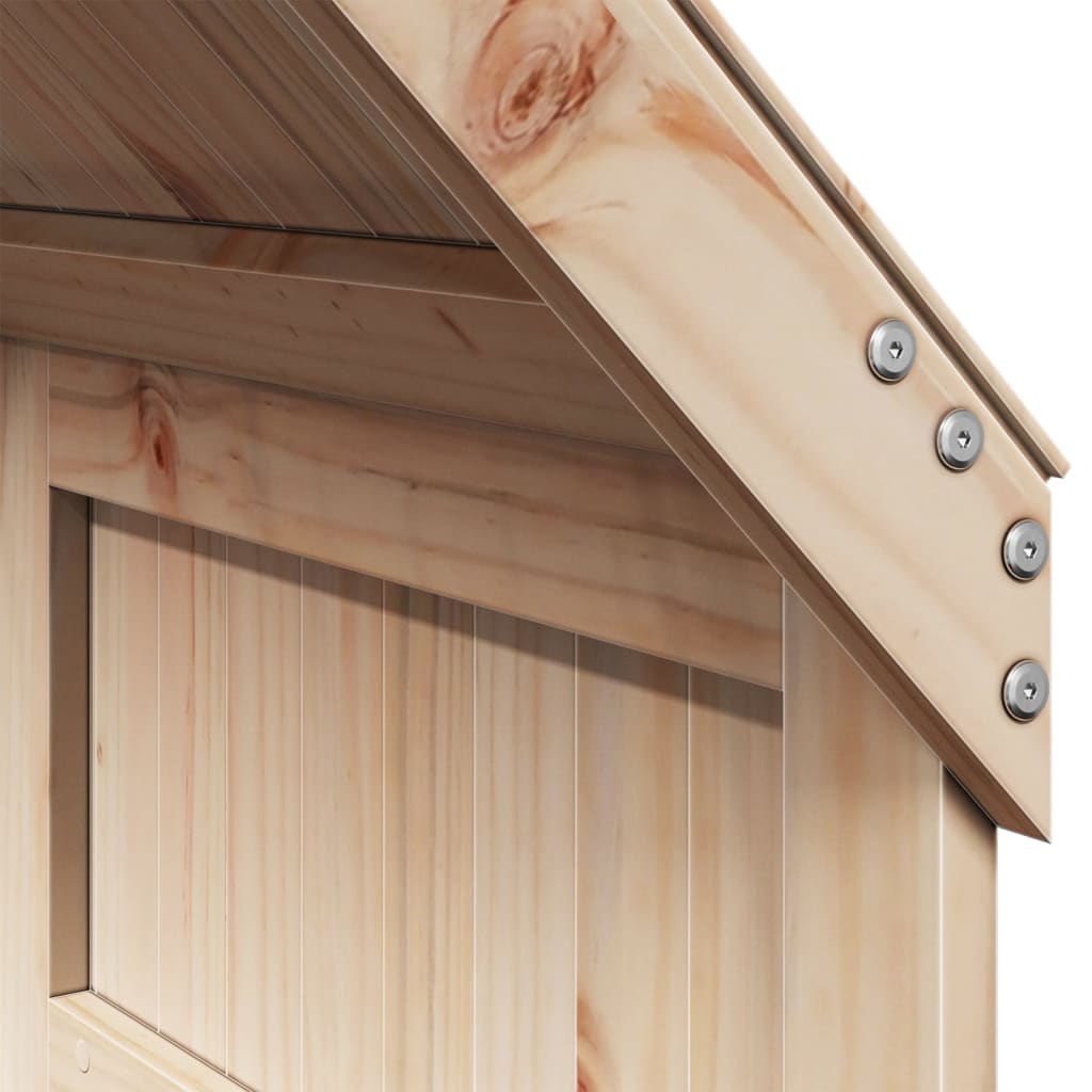Hoogslaper met dak massief grenenhout 90x200 cm Bedden & bedframes | Creëer jouw Trendy Thuis | Gratis bezorgd & Retour | Trendy.nl