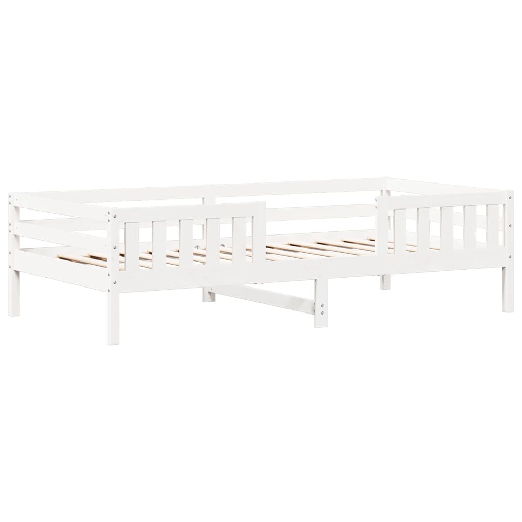 Bedframe met huisje massief grenenhout wit 80x200 cm Bedden & bedframes | Creëer jouw Trendy Thuis | Gratis bezorgd & Retour | Trendy.nl