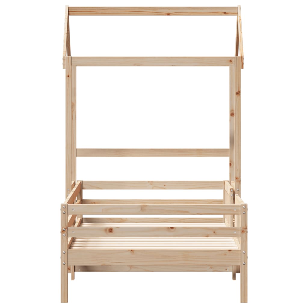 Bedframe met huisje massief grenenhout 90x190 cm