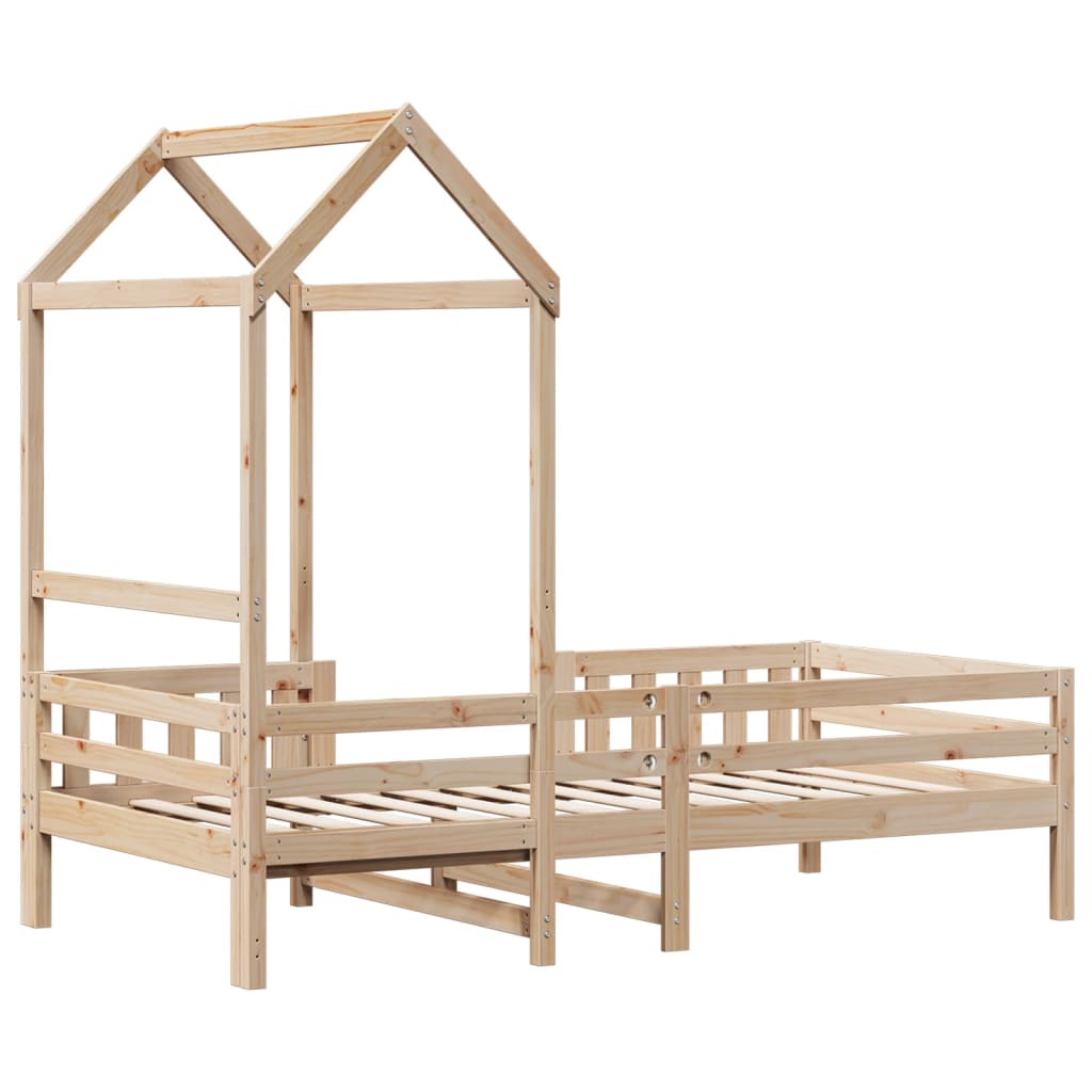 Bedframe met huisje massief grenenhout 90x190 cm