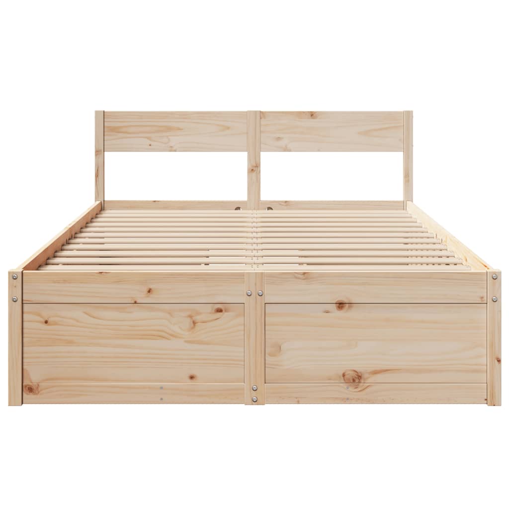 Bedframe met lades massief grenenhout 120x190 cm Bedden & bedframes | Creëer jouw Trendy Thuis | Gratis bezorgd & Retour | Trendy.nl