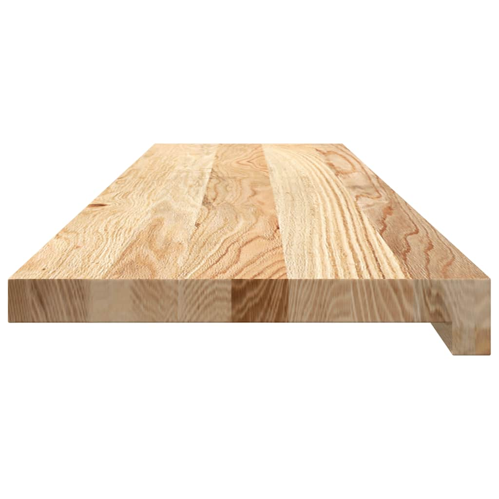 Traptreden 12 st 100x25x2 cm onbehandeld massief eikenhout