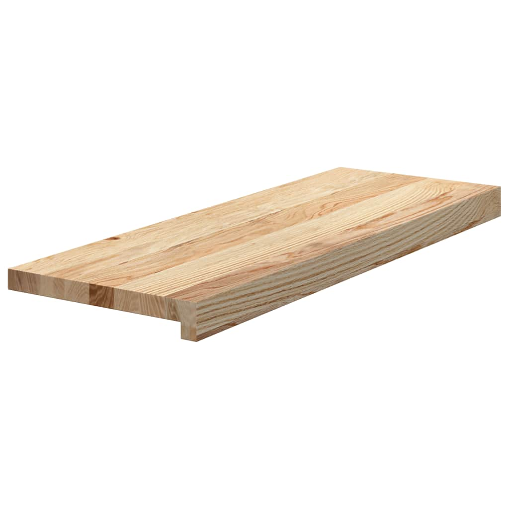 Traptreden 16 st 70x25x2 cm onbehandeld massief eikenhout