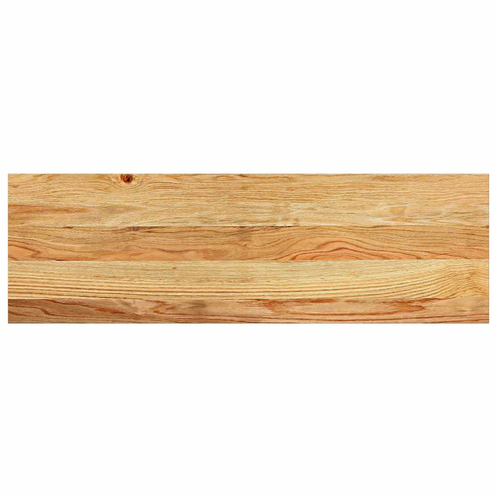 Traptreden 8 st 80x30x2 cm massief eikenhout lichtbruin