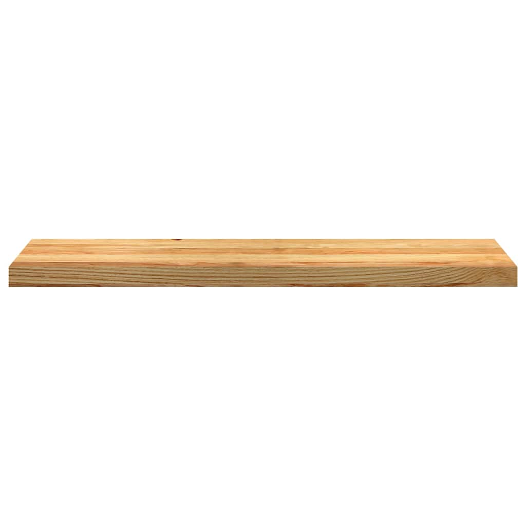 Traptreden 20 st 100x30x2 cm massief eikenhout lichtbruin