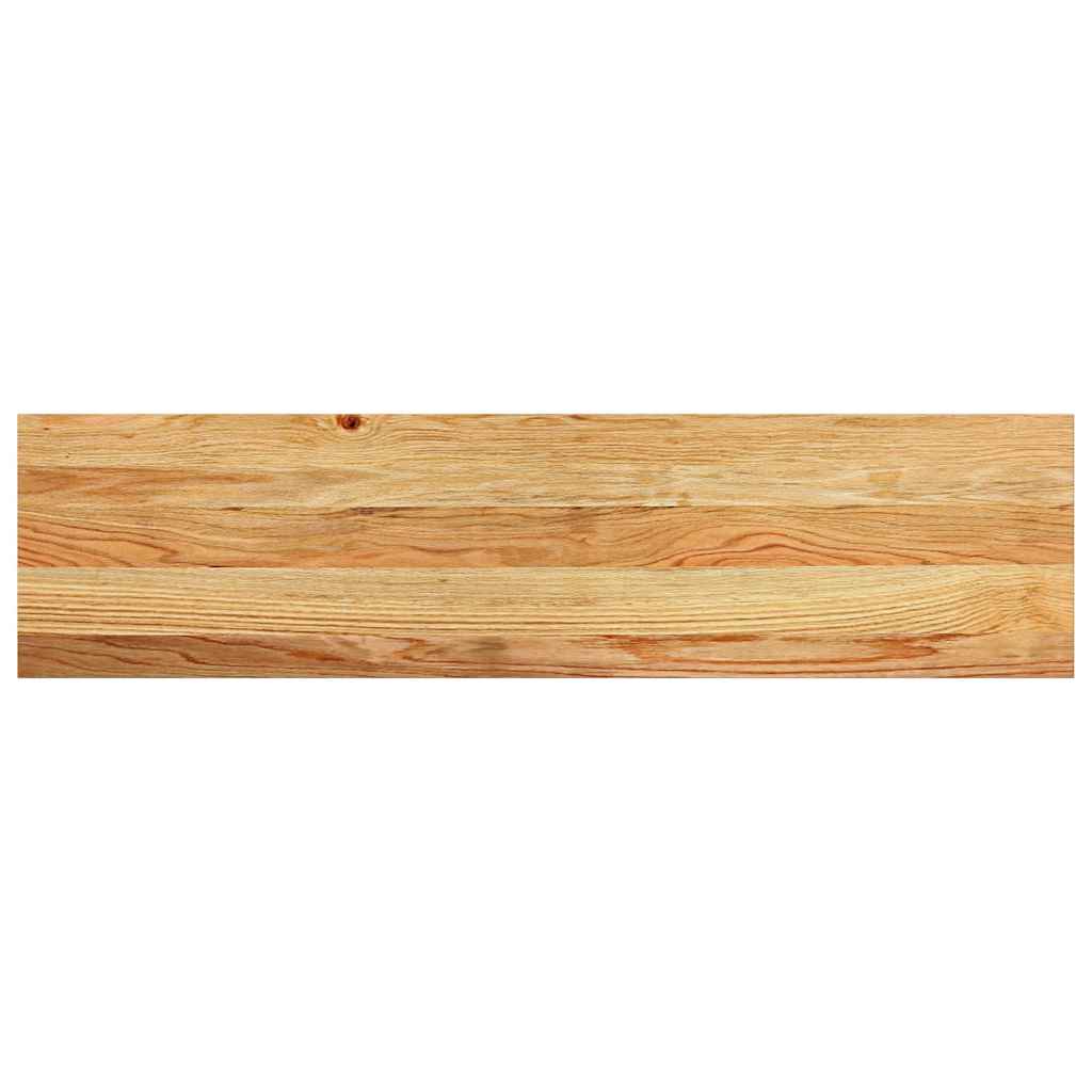 Traptreden 2 st 100x30x2 cm massief eikenhout lichtbruin