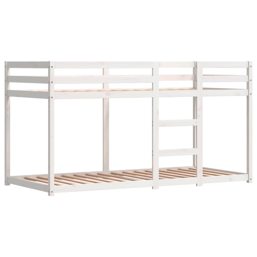 Stapelbed met gordijnen 90x200 cm grenenhout roze Bedden & bedframes | Creëer jouw Trendy Thuis | Gratis bezorgd & Retour | Trendy.nl