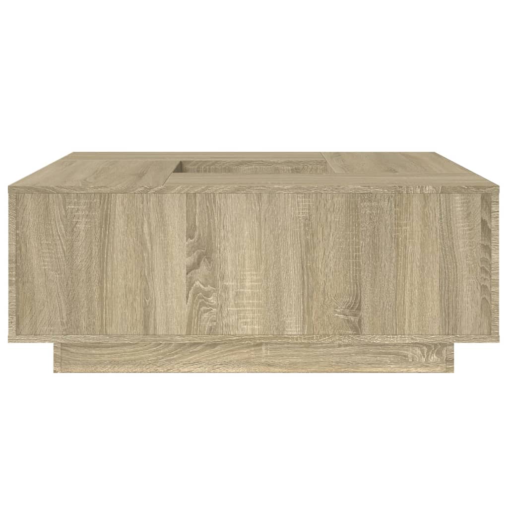 Salontafel 100x100x40 cm bewerkt hout sonoma eikenkleurig Salontafels | Creëer jouw Trendy Thuis | Gratis bezorgd & Retour | Trendy.nl