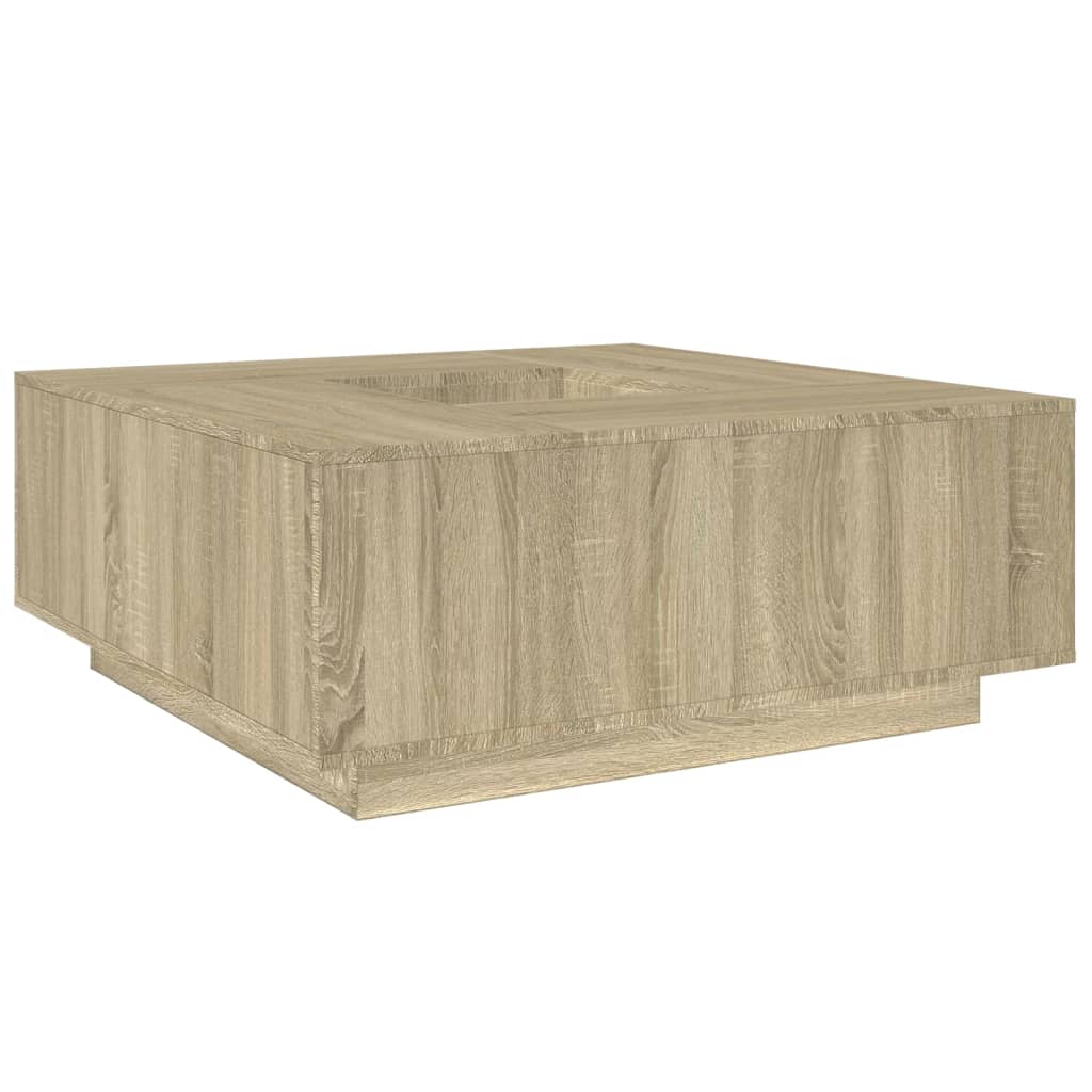 Salontafel 100x100x40 cm bewerkt hout sonoma eikenkleurig Salontafels | Creëer jouw Trendy Thuis | Gratis bezorgd & Retour | Trendy.nl