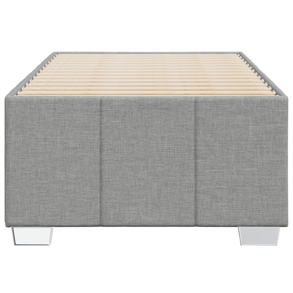 Bedframe stof lichtgrijs 90x190 cm Bedden & bedframes | Creëer jouw Trendy Thuis | Gratis bezorgd & Retour | Trendy.nl