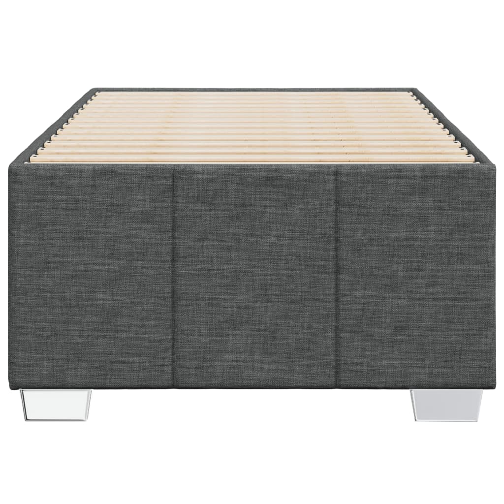 Bedframe stof donkergrijs 90x190 cm Bedden & bedframes | Creëer jouw Trendy Thuis | Gratis bezorgd & Retour | Trendy.nl