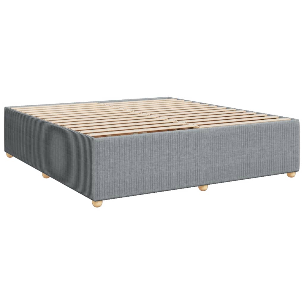 Bedframe zonder matras stof lichtgrijs 180x200 cm Bedden & bedframes | Creëer jouw Trendy Thuis | Gratis bezorgd & Retour | Trendy.nl