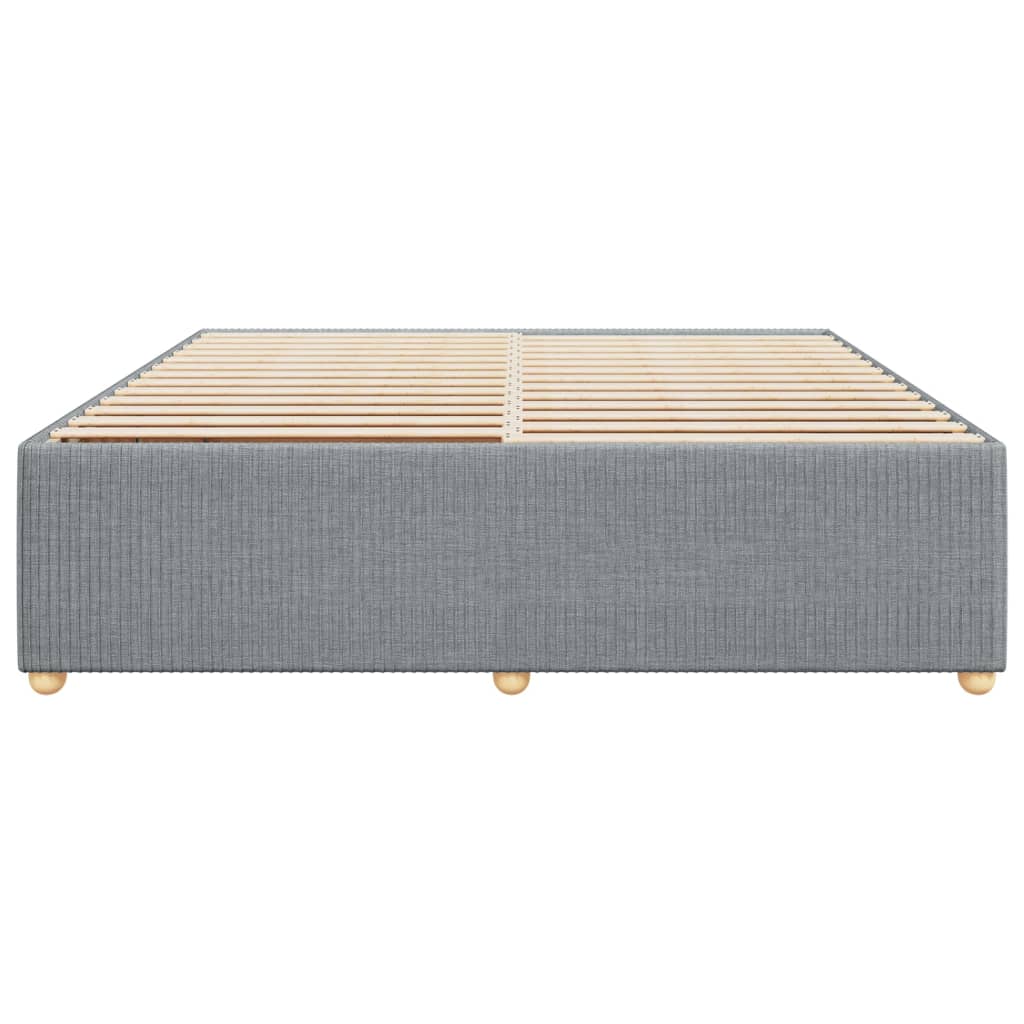 Bedframe zonder matras stof lichtgrijs 180x200 cm Bedden & bedframes | Creëer jouw Trendy Thuis | Gratis bezorgd & Retour | Trendy.nl