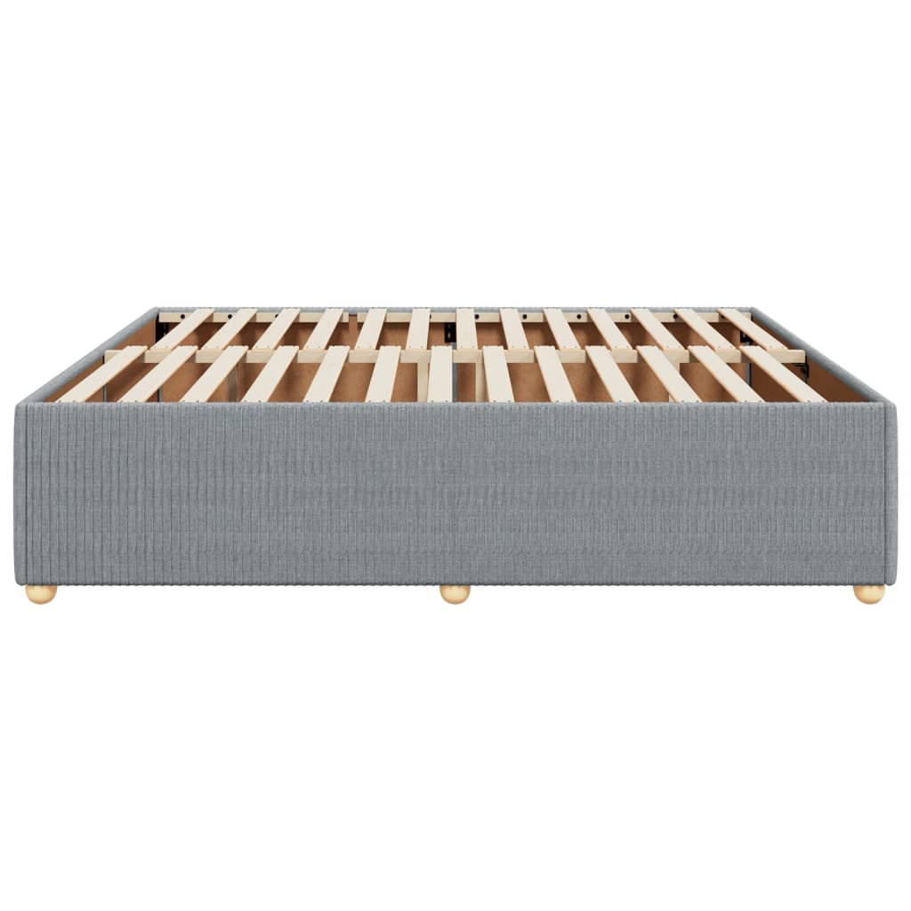 Bedframe zonder matras stof lichtgrijs 180x200 cm Bedden & bedframes | Creëer jouw Trendy Thuis | Gratis bezorgd & Retour | Trendy.nl