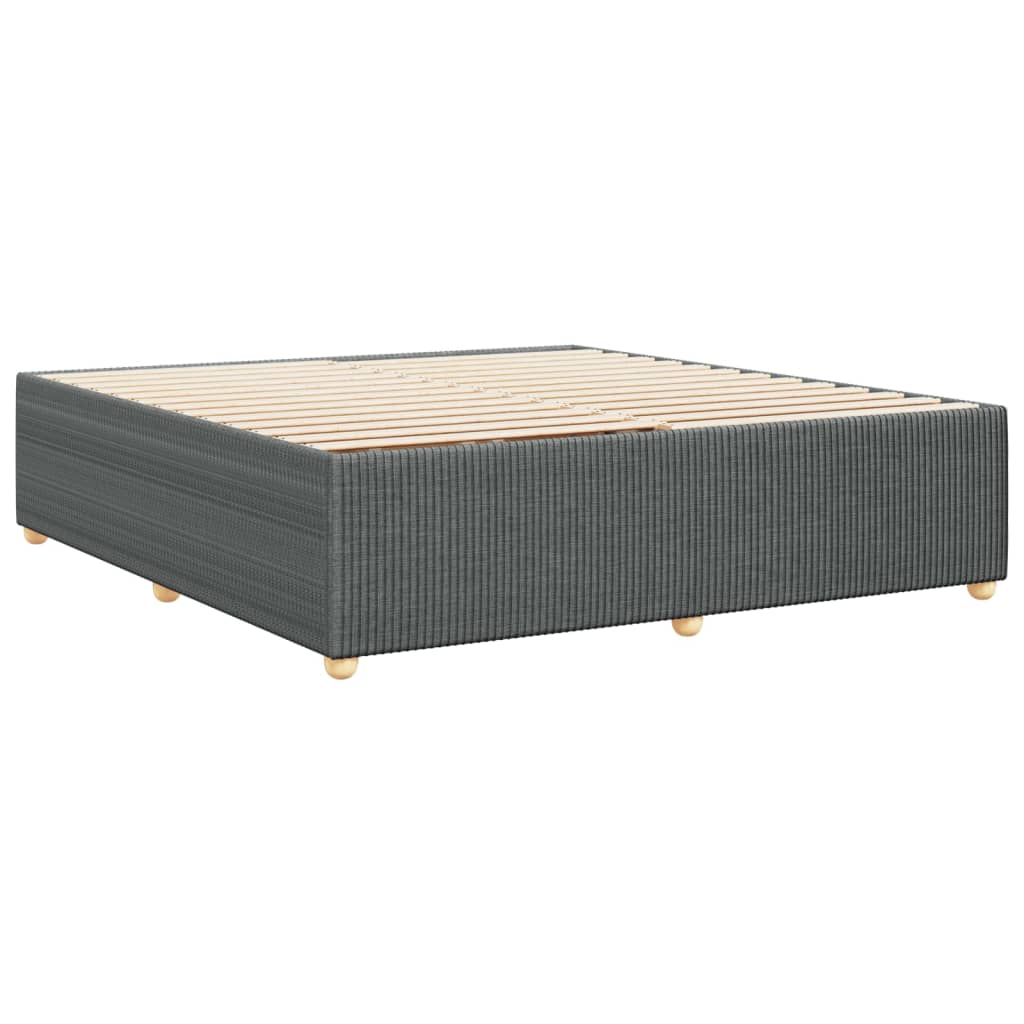 Bedframe zonder matras stof donkergrijs 180x200 cm Bedden & bedframes | Creëer jouw Trendy Thuis | Gratis bezorgd & Retour | Trendy.nl