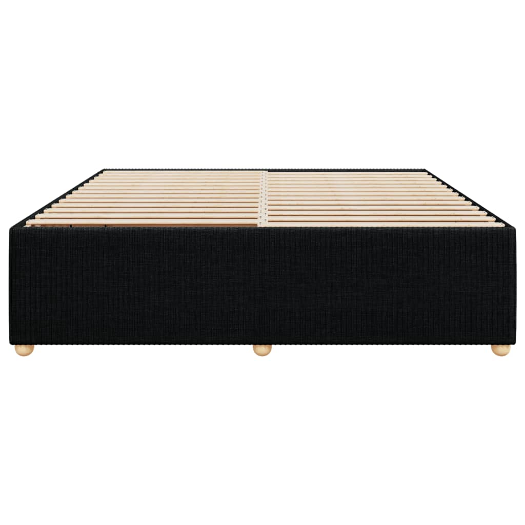 Bedframe zonder matras stof zwart 180x200 cm Bedden & bedframes | Creëer jouw Trendy Thuis | Gratis bezorgd & Retour | Trendy.nl