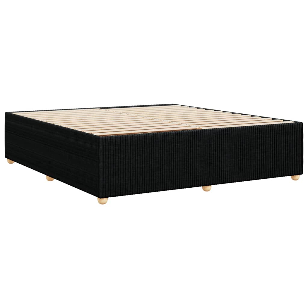 Bedframe zonder matras stof zwart 180x200 cm Bedden & bedframes | Creëer jouw Trendy Thuis | Gratis bezorgd & Retour | Trendy.nl