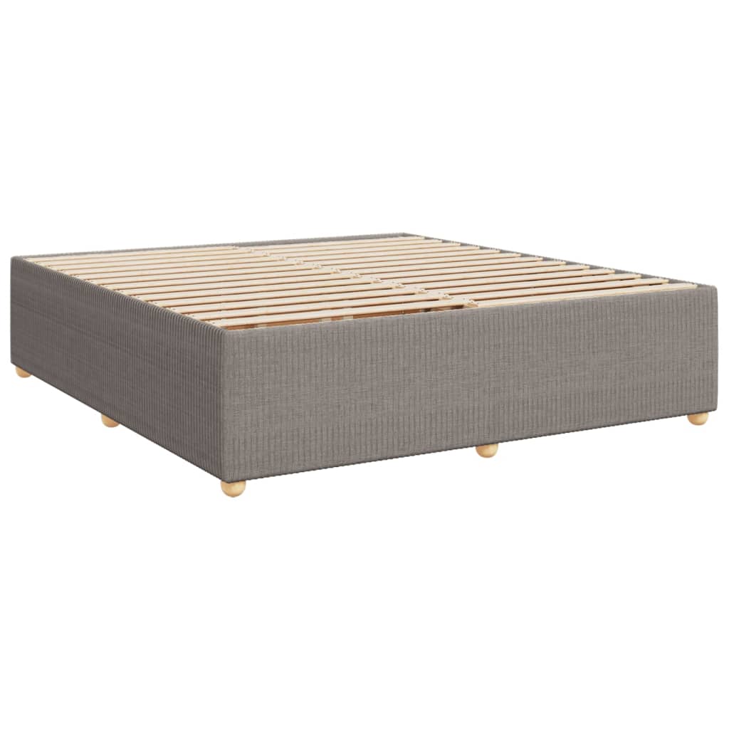 Bedframe zonder matras stof taupe 180x200 cm Bedden & bedframes | Creëer jouw Trendy Thuis | Gratis bezorgd & Retour | Trendy.nl