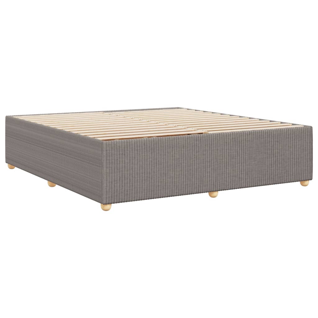 Bedframe zonder matras stof taupe 180x200 cm Bedden & bedframes | Creëer jouw Trendy Thuis | Gratis bezorgd & Retour | Trendy.nl