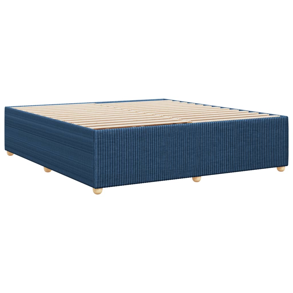 Bedframe zonder matras stof blauw 180x200 cm Bedden & bedframes | Creëer jouw Trendy Thuis | Gratis bezorgd & Retour | Trendy.nl