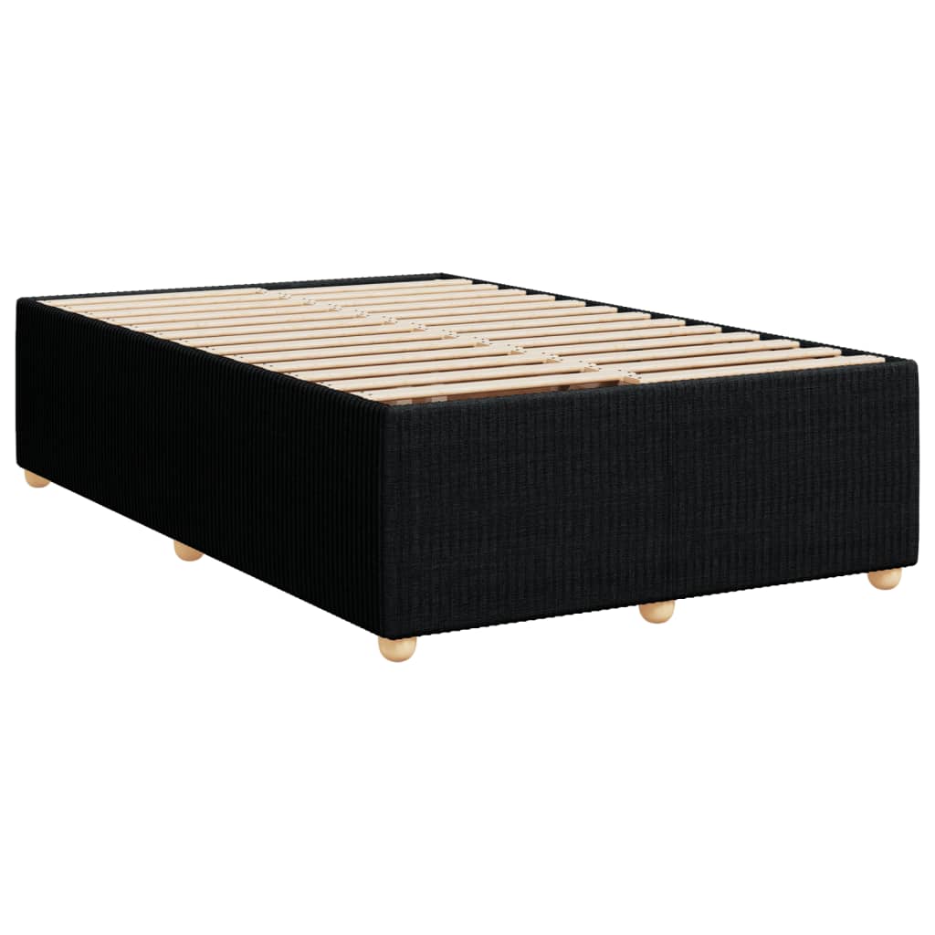 Boxspring met matras stof zwart 120x200 cm Bedden & bedframes | Creëer jouw Trendy Thuis | Gratis bezorgd & Retour | Trendy.nl